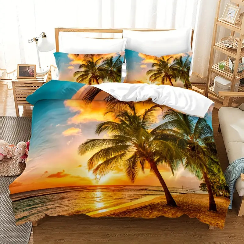 Beach 🌊 Comforter Cover